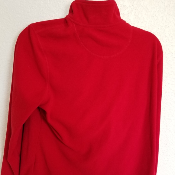 Woman XL 16-18 (fits more like a LG) Red Danson Fleece Pullover - Picture 3 of 3